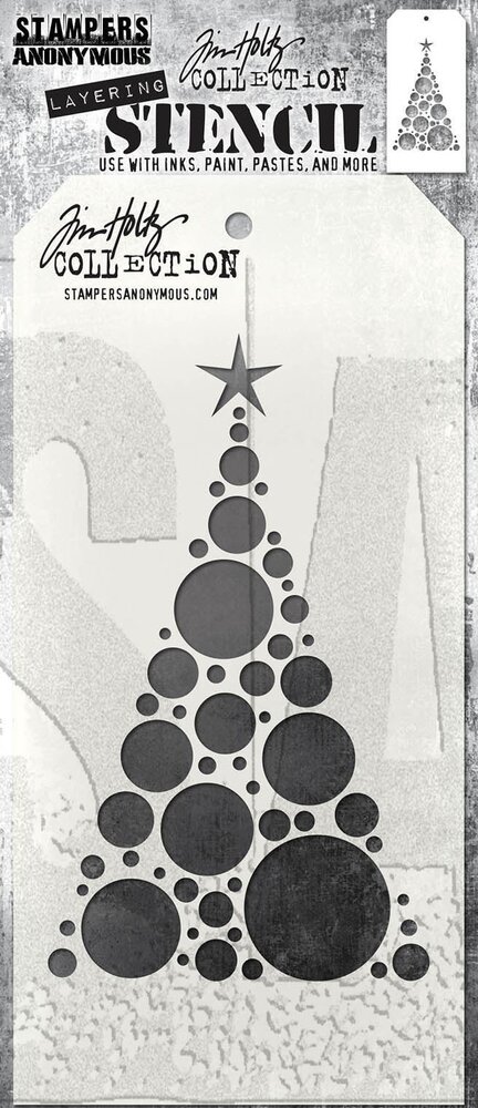 Stampers Anonymous Tim Holtz Modern Tree Layering Stencil (THS187) Stampers Anonymous Tim Holtz Modern Tree Layering Stencil (THS187)