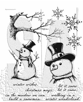 Stampers Anonymous Cling Stamps Mr. Frosty (CMS499) Stampers Anonymous Cling Stamps Mr. Frosty (CMS499)