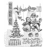 Stampers Anonymous Cling Stamps Santa Visit (CMS500)