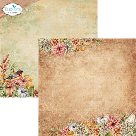 Elizabeth Craft Designs Autumn Harvest 12x12 Inch Patterned Cardstock Paper (C027) Elizabeth Craft Designs Autumn Harvest 12x12 Inch Patterned Cardstock Paper (C027)