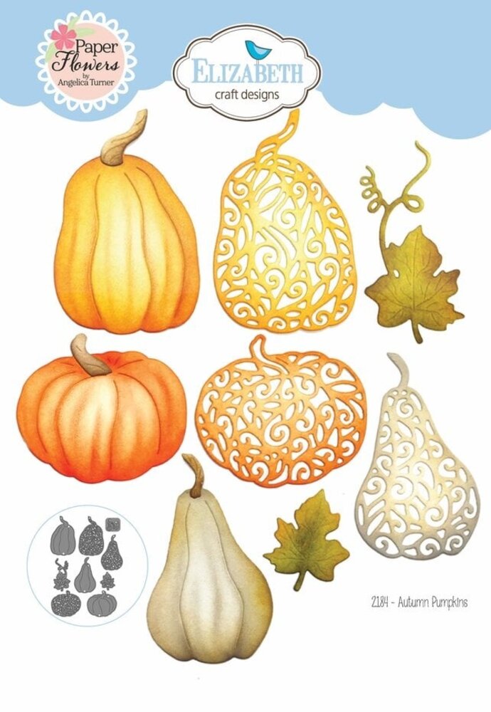 Elizabeth Craft Designs Autumn Harvest Dies Autumn Pumpkins (2184) Elizabeth Craft Designs Autumn Harvest Dies Autumn Pumpkins (2184)