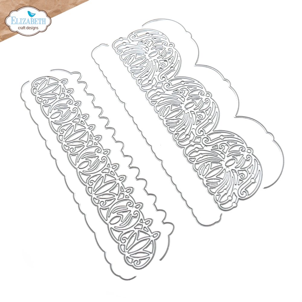 Elizabeth Craft Designs Autumn Harvest Dies Autumn Fancy Borders (2186)