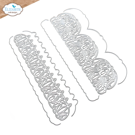 Elizabeth Craft Designs Autumn Harvest Dies Autumn Fancy Borders (2186)