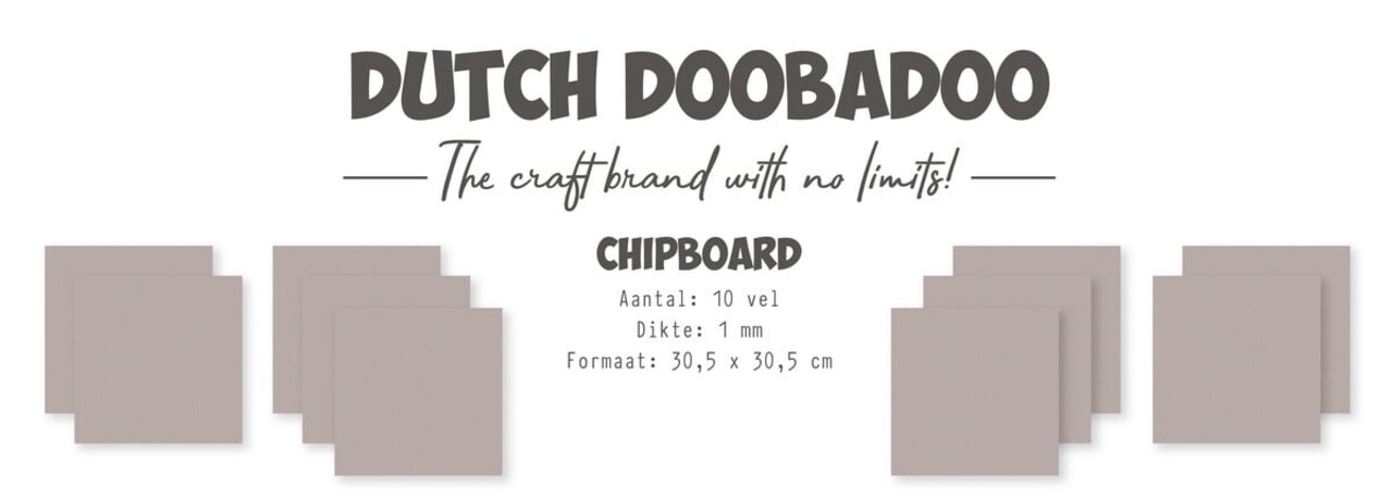 Dutch Doobadoo Chipboard 12x12 Inch (10 pcs) (474.300.009) Dutch Doobadoo Chipboard 12x12 Inch (10 pcs) (474.300.009)