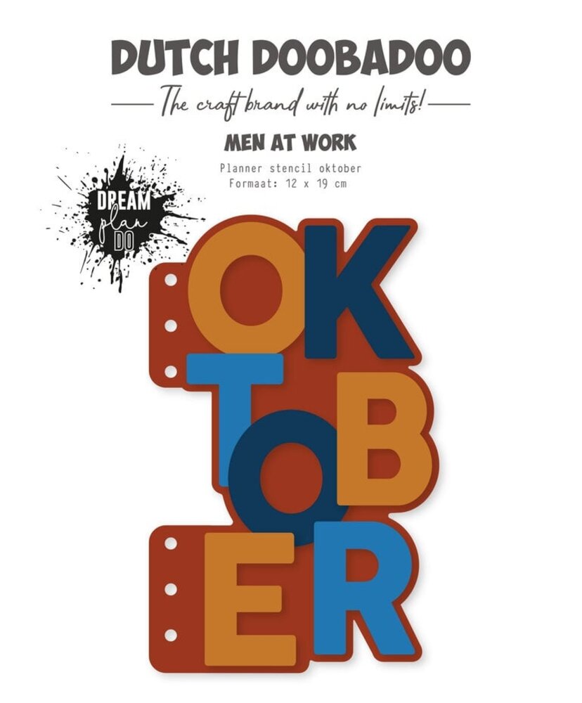 Dutch Doobadoo Dutch Planner Stencil A5 Oktober (470.784.336)