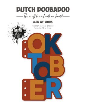 Dutch Doobadoo Dutch Planner Stencil A5 Oktober (470.784.336)