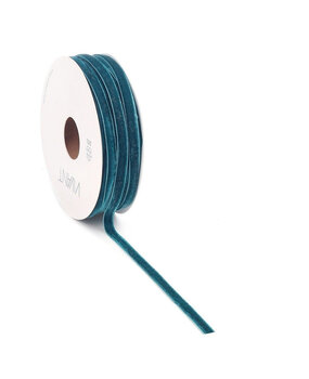 Vivant Velvet Narrow Ribbon Petrol 20m/6mm (4700.2006.48) Vivant Velvet Narrow Ribbon Petrol 20m/6mm (4700.2006.48)