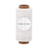 Simple and Basic Soft White Polyester Thread 50m (SBA702)