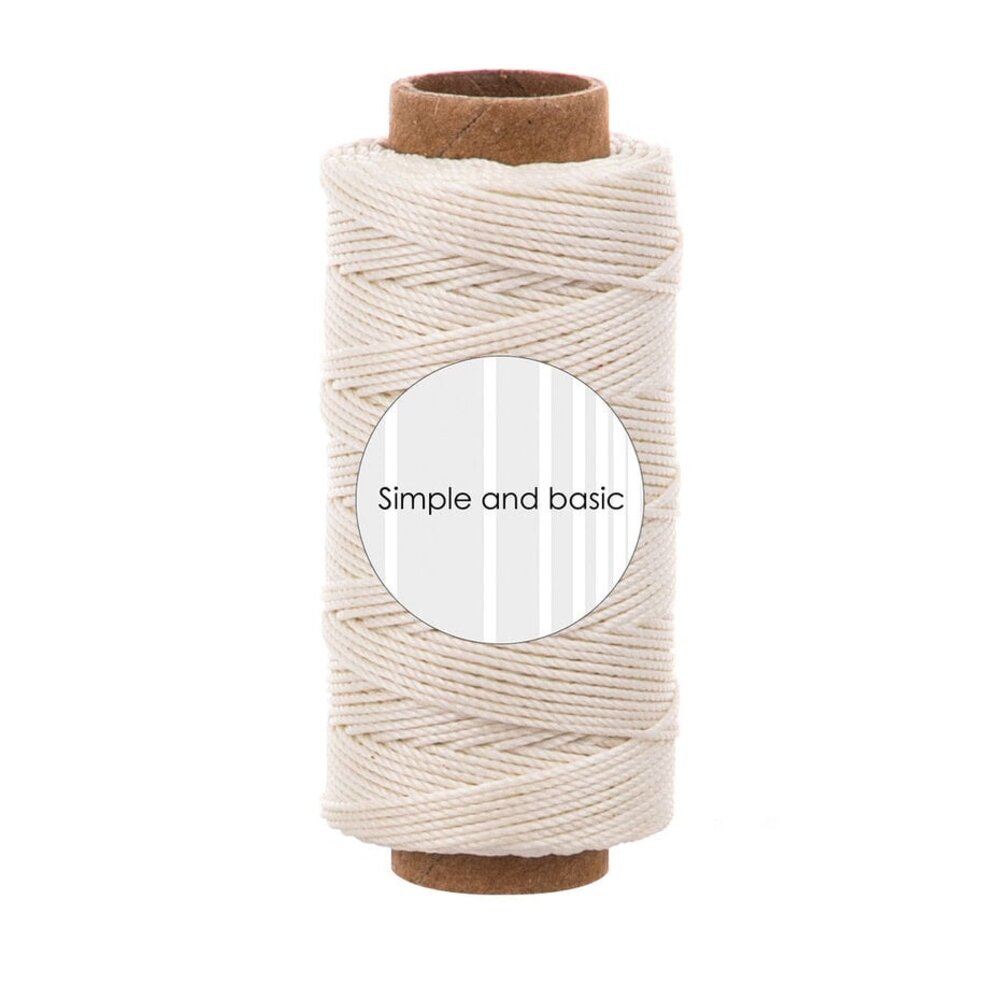 Simple and Basic Ivory Polyester Thread 50m (SBA703)
