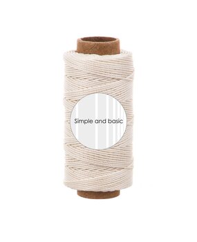 Simple and Basic Ivory Polyester Thread 50m (SBA703)