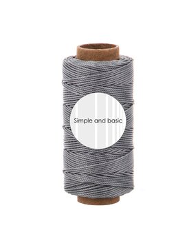 Simple and Basic Steel Grey Polyester Thread 50m (SBA705) Simple and Basic Steel Grey Polyester Thread 50m (SBA705)