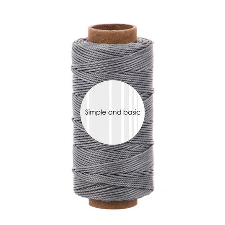 Simple and Basic Steel Grey Polyester Thread 50m (SBA705) Simple and Basic Steel Grey Polyester Thread 50m (SBA705)