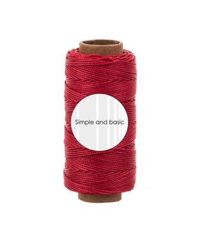 Simple and Basic Calm Red Polyester Thread 50m (SBA709)
