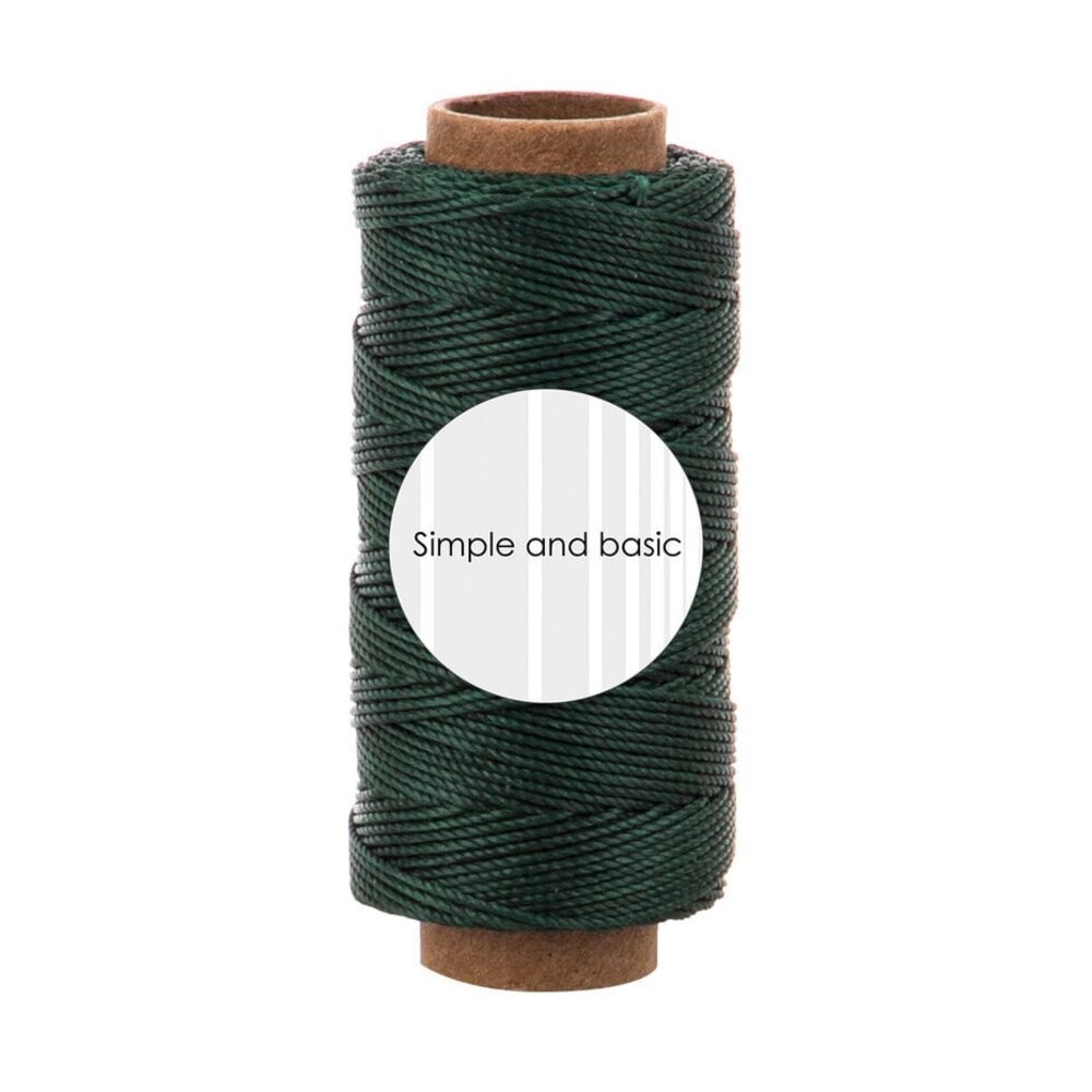 Simple and Basic Bottle Green Polyester Thread 50m (SBA710) Simple and Basic Bottle Green Polyester Thread 50m (SBA710)