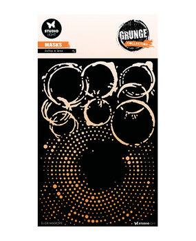 Studio Light Grunge Coffee & Dots Masking Stencil (SL-GR-MASK299) Studio Light Grunge Coffee & Dots Masking Stencil (SL-GR-MASK299)