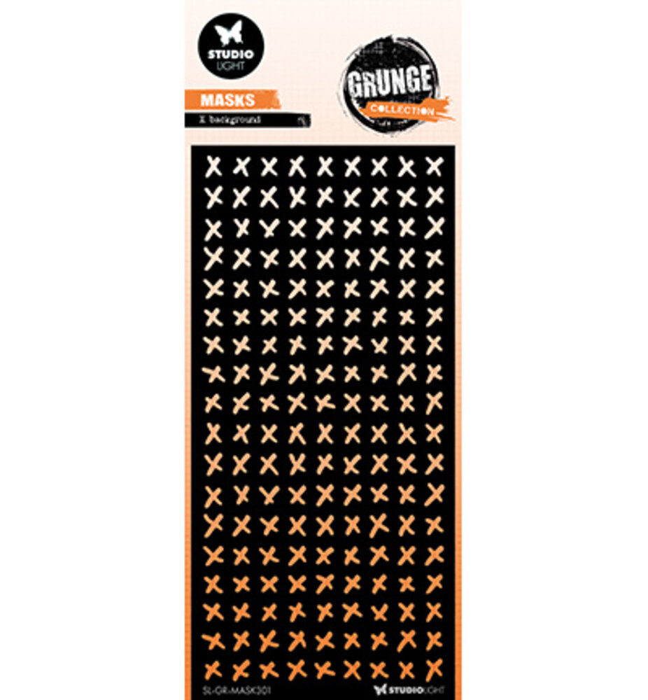 Studio Light Grunge X Background Slimline Masking Stencil (SL-GR-MASK301) Studio Light Grunge X Background Slimline Masking Stencil (SL-GR-MASK301)