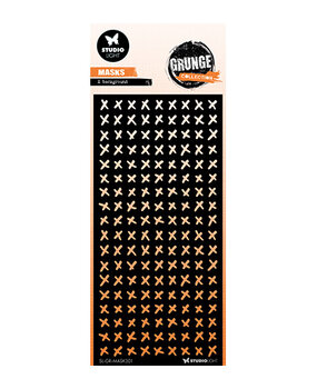 Studio Light Grunge X Background Slimline Masking Stencil (SL-GR-MASK301) Studio Light Grunge X Background Slimline Masking Stencil (SL-GR-MASK301)