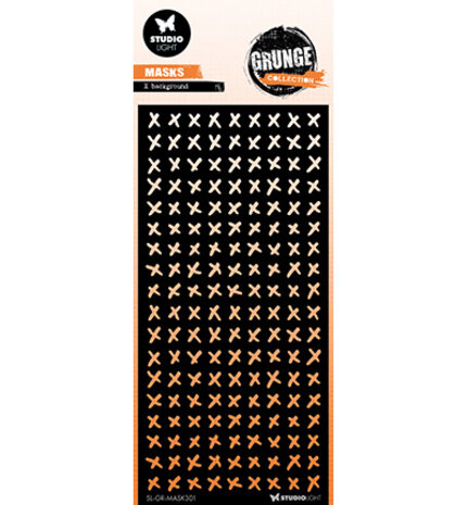 Studio Light Grunge X Background Slimline Masking Stencil (SL-GR-MASK301) Studio Light Grunge X Background Slimline Masking Stencil (SL-GR-MASK301)