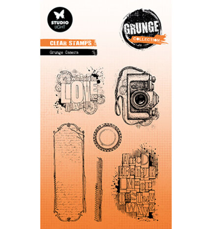 Studio Light Grunge Clear Stamps Grunge Cameras (SL-GR-STAMP736) Studio Light Grunge Clear Stamps Grunge Cameras (SL-GR-STAMP736)