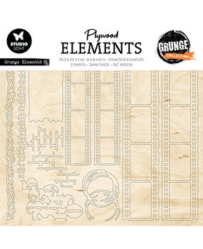 Studio Light Grunge Plywood Grunge Elements (SL-GR-PWE02)* Studio Light Grunge Plywood Grunge Elements (SL-GR-PWE02)*