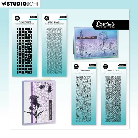 Studio Light Essentials Clear Stamps Floral Pattern (SL-ES-STAMP729) Studio Light Essentials Clear Stamps Floral Pattern (SL-ES-STAMP729)