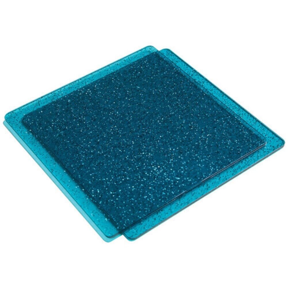 Sizzix Accessory Cutting Pads 6x6 Inch Teal Glitter (666601)