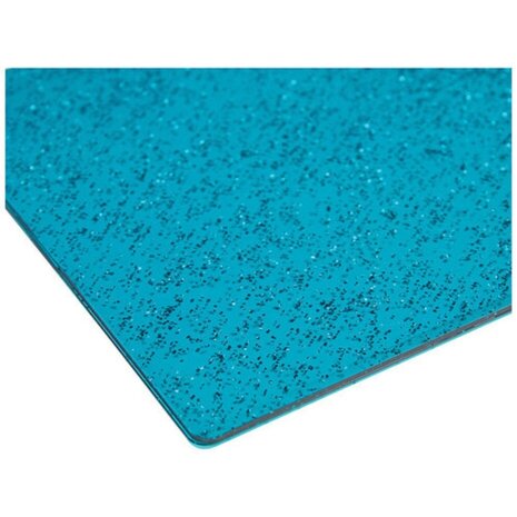 Sizzix Accessory Cutting Pads 6x6 Inch Teal Glitter (666601)