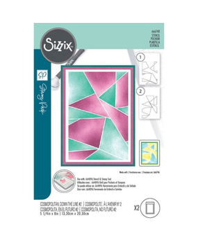 Sizzix Stencil Down the Line #2 (666748) Sizzix Stencil Down the Line #2 (666748)