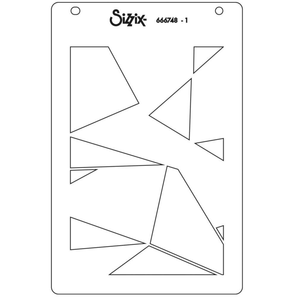 Sizzix Stencil Down the Line #2 (666748) Sizzix Stencil Down the Line #2 (666748)