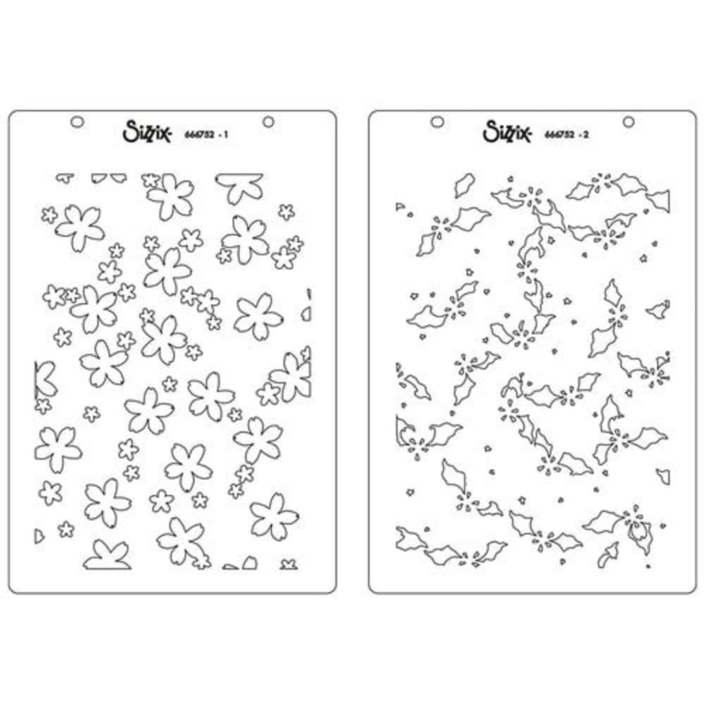 Sizzix Stencil Petals Adornment (666752) Sizzix Stencil Petals Adornment (666752)