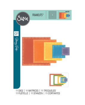 Sizzix Framelits Die Set Yvette Interlaced Squares (666750) Sizzix Framelits Die Set Yvette Interlaced Squares (666750)