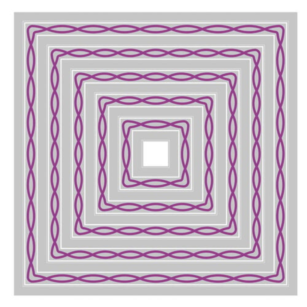 Sizzix Framelits Die Set Yvette Interlaced Squares (666750) Sizzix Framelits Die Set Yvette Interlaced Squares (666750)
