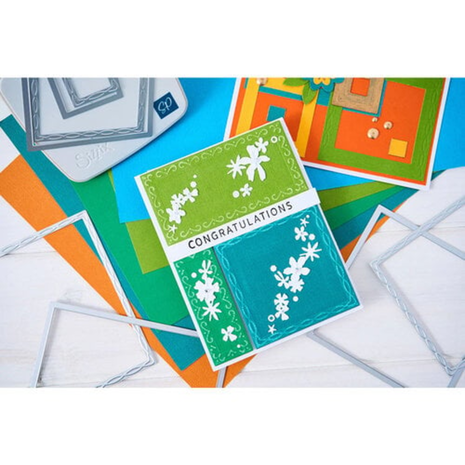 Sizzix Framelits Die Set Yvette Interlaced Squares (666750) Sizzix Framelits Die Set Yvette Interlaced Squares (666750)