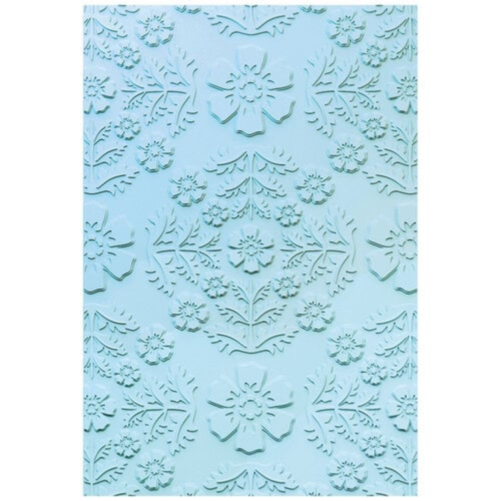 Sizzix Multi-Level Textured Impressions Floral Damask (666765)