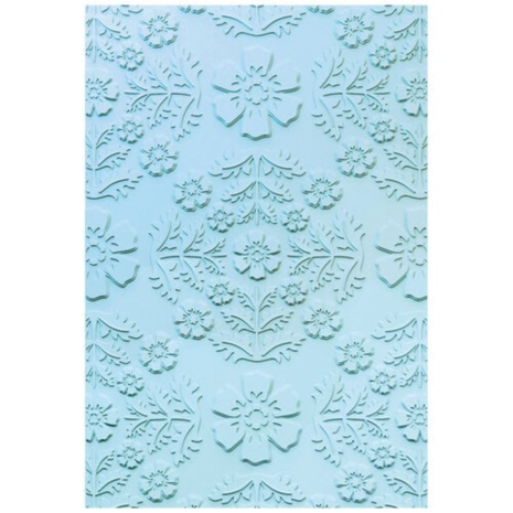 Sizzix Multi-Level Textured Impressions Floral Damask (666765)