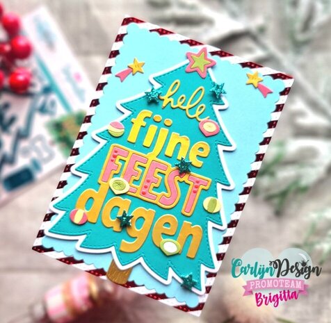 Carlijn Design Snijmallen A6 Kerstboom + Kerstwens (CDSN-0277) Carlijn Design Snijmallen A6 Kerstboom + Kerstwens (CDSN-0277)