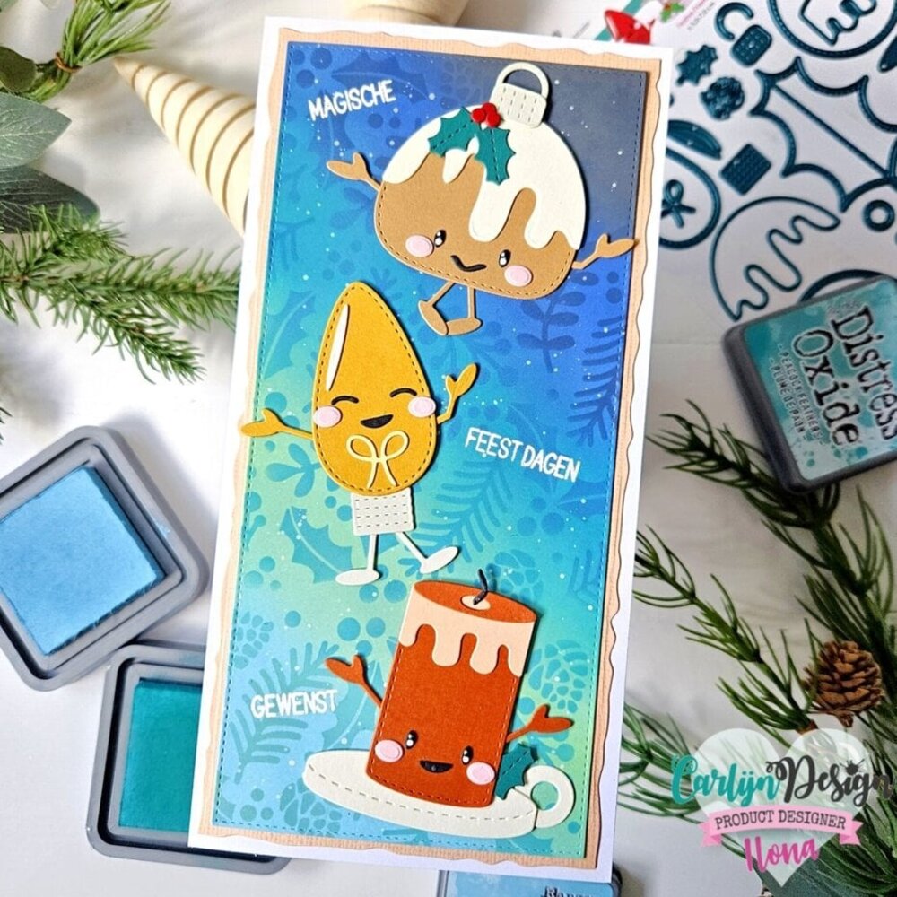 Carlijn Design Snijmallen Festive Friends (CDSN-0278)