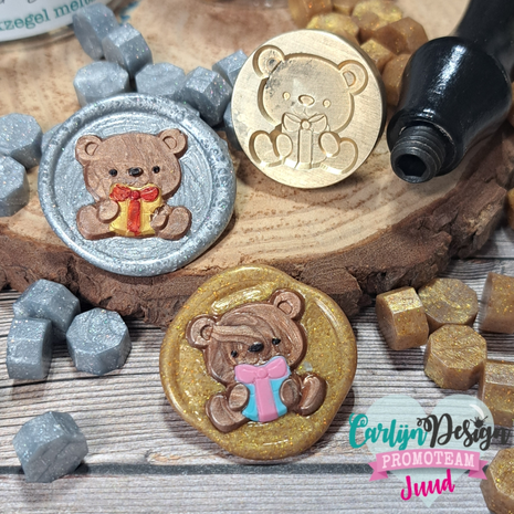 Carlijn Design Wax Seal Stamper 1 Inch Merry Toffee Nuts (CDWX-0079) Carlijn Design Wax Seal Stamper 1 Inch Merry Toffee Nuts (CDWX-0079)