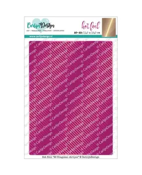 Carlijn Design Hot Foil A6 Diagonal Stripes (CDHF-0059) Carlijn Design Hot Foil A6 Diagonal Stripes (CDHF-0059)