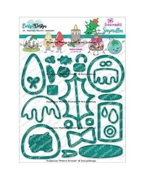 Carlijn Design Snijmallen Festive Friends (CDSN-0278)