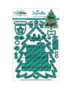 Carlijn Design Snijmallen A6 Kerstboom + Kerstwens (CDSN-0277) Carlijn Design Snijmallen A6 Kerstboom + Kerstwens (CDSN-0277)