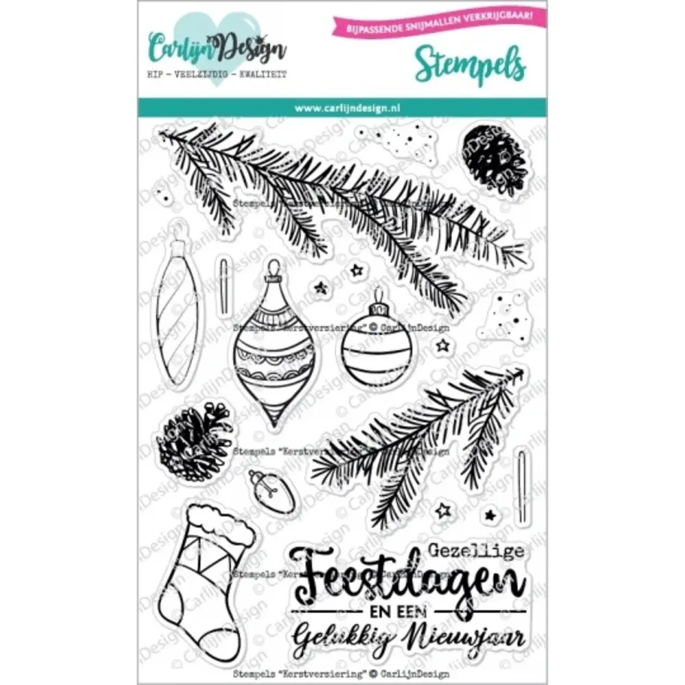 Carlijn Design Stempels Kerstversiering (CDST-0127) Carlijn Design Stempels Kerstversiering (CDST-0127)