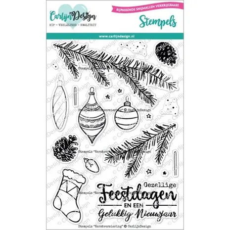 Carlijn Design Stempels Kerstversiering (CDST-0127) Carlijn Design Stempels Kerstversiering (CDST-0127)