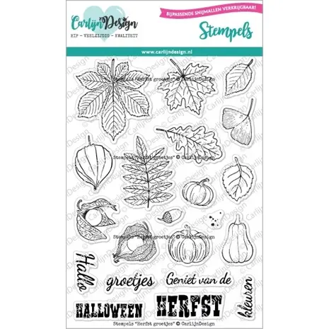 Carlijn Design Stempels Herfstgroetjes (CDST-0126) Carlijn Design Stempels Herfstgroetjes (CDST-0126)