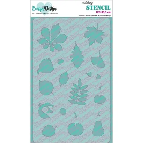 Carlijn Design Stencil Herfstgroetjes (CDSC-0037)