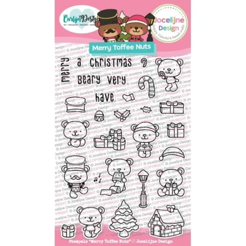Carlijn Design Stempels Merry Toffee Nuts (CDJD-0049) Carlijn Design Stempels Merry Toffee Nuts (CDJD-0049)
