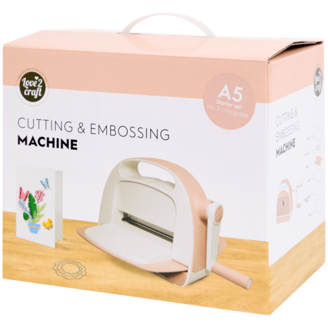 Love2Craft Paper Cutting & Embossing Machine Rose Blush (2570164)