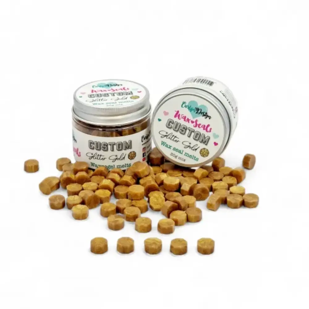 Carlijn Design Wax Seal Melts Custom Glitter Gold (CDWX-0084) Carlijn Design Wax Seal Melts Custom Glitter Gold (CDWX-0084)