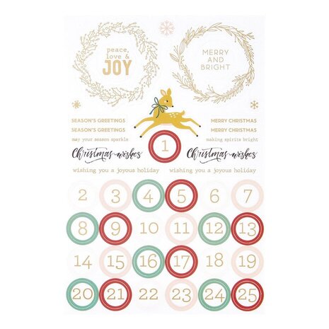 Spellbinders Oh Joyful Day Clear Sticker Pack (168531)