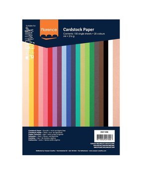 Vaessen Creative Florence A4 Cardstock Paper Pack (2927-998) Vaessen Creative Florence A4 Cardstock Paper Pack (2927-998)